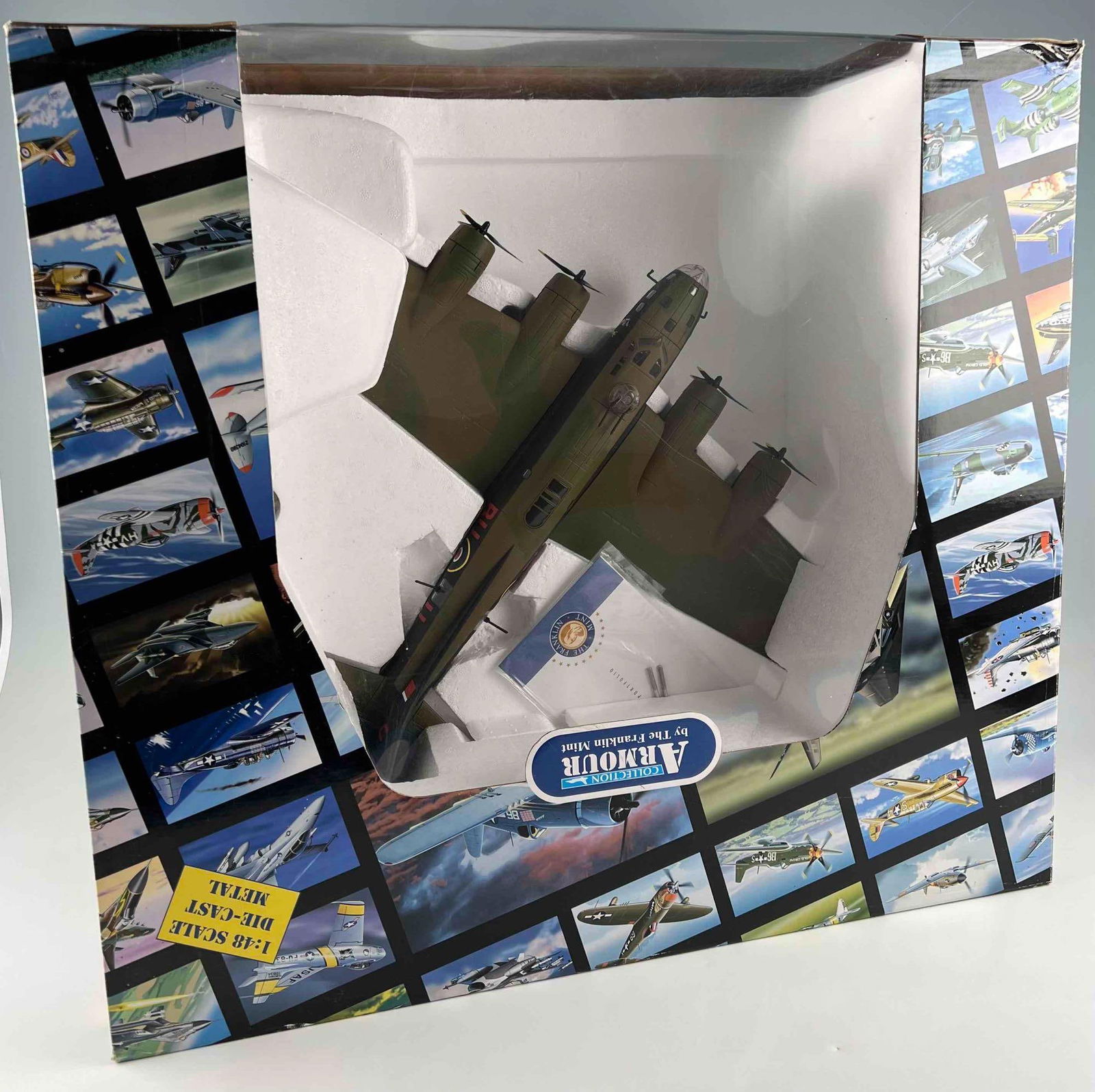 Franklin Mint Collection Armour Die Cast 1:48 B-17 Bomber Plane (1 of 14)