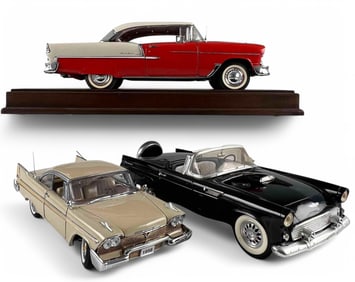 Die Cast Model Cars Including Danbury Mint 1:16 Chevrolet Bel Air