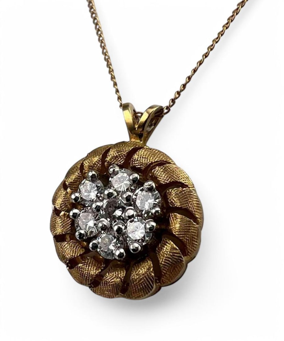 14K Diamond Necklace (1 of 6)