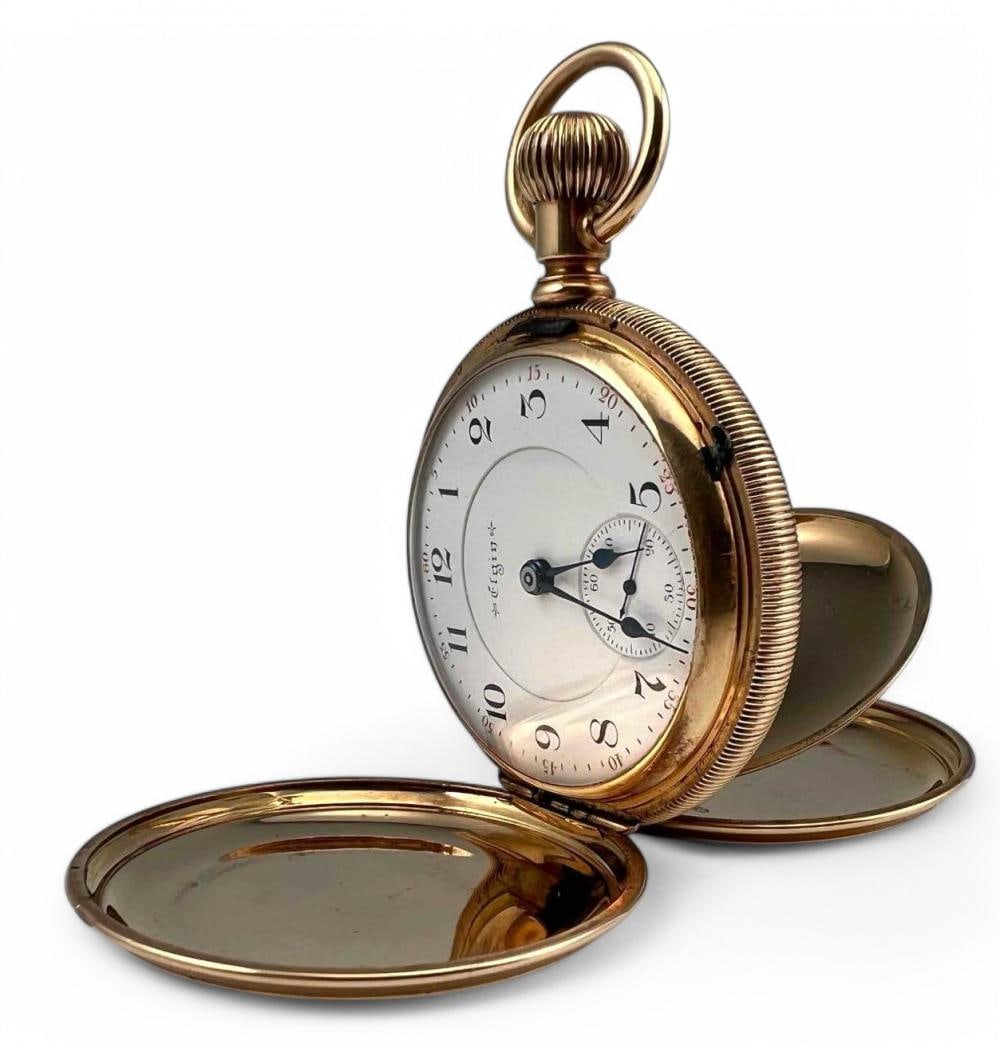 14K Elgin B.W. Raymond Pocket Watch (1 of 12)