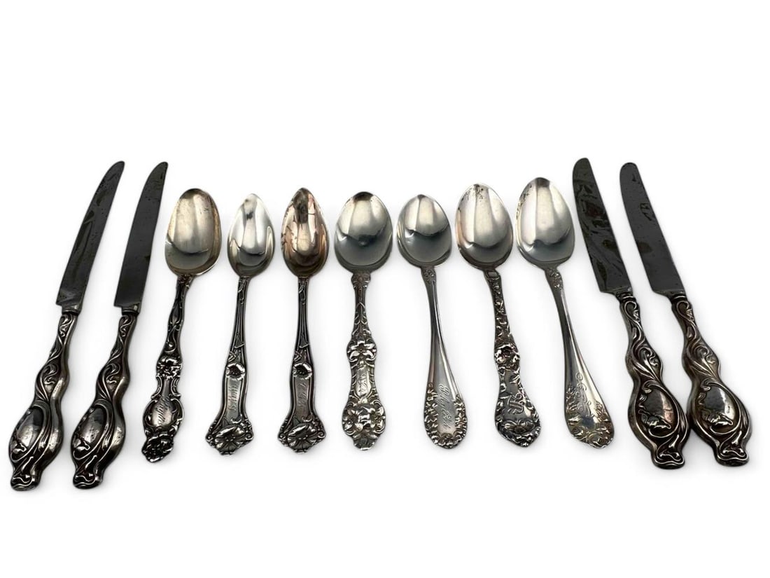 Sterling Silver Flatware, Floral Patterns (1 of 11)