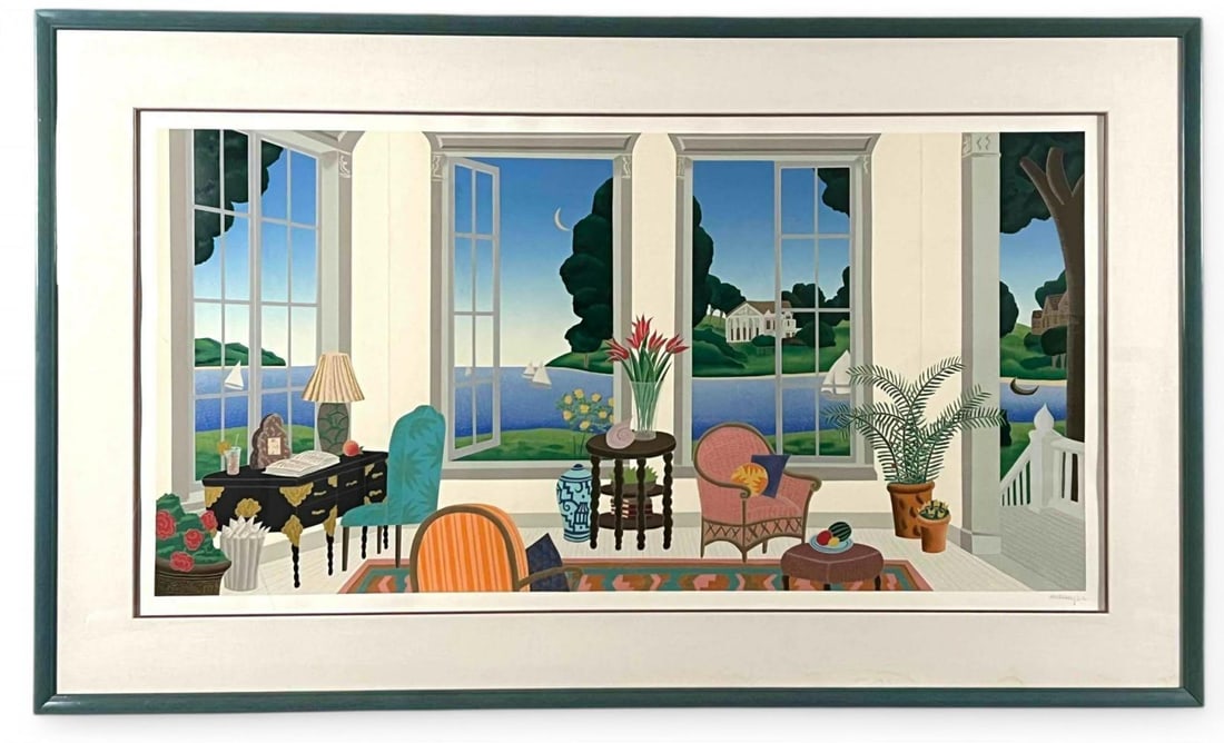 Thomas McKnight (American, 20th C.), Hyannisport, Serigraph (1 of 11)