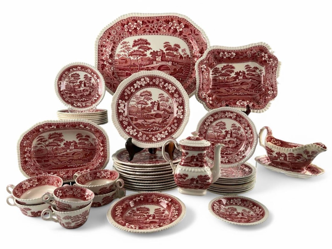 Copeland "Spode's Tower" Partial Dinner Service (1 of 12)