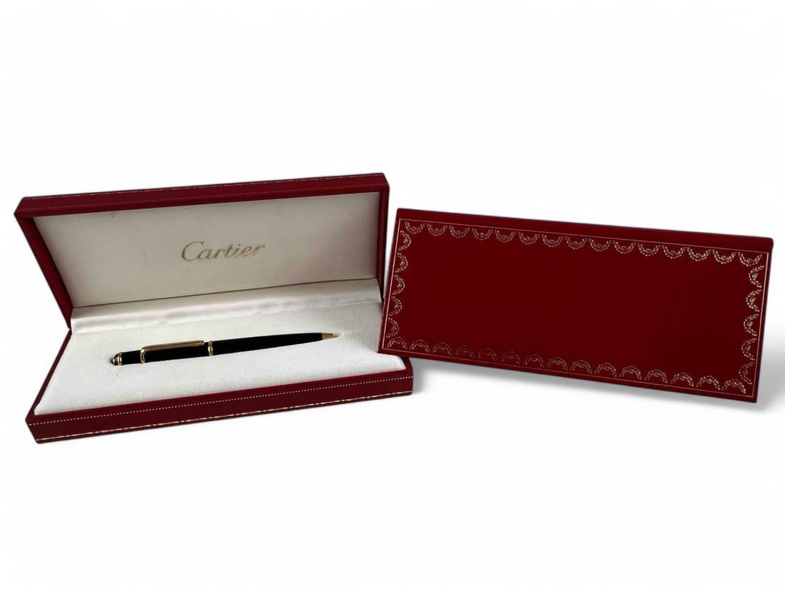 Cartier Diabolo Ballpoint Pen & Notecard Case Set With Original Box (1 of 10)