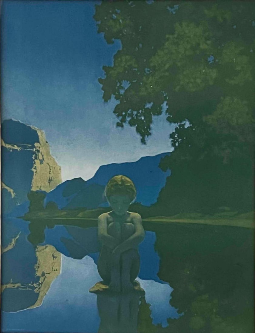 Maxfield Parrish, "Evening," Offset Lithograph (1 of 10)