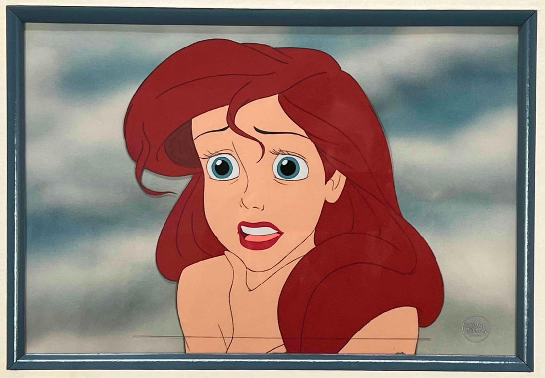 Walt Disney The Little Mermaid Original Animation Cel, Ariel (1 of 14)