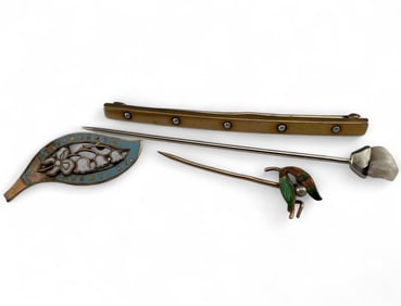 Antique 14K, 10K Brooch & Pins