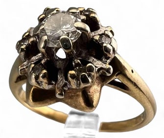 14K Diamond Ring