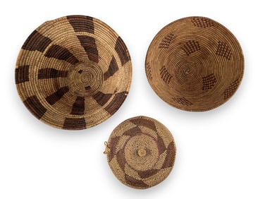 Grouping Of Three Baskets