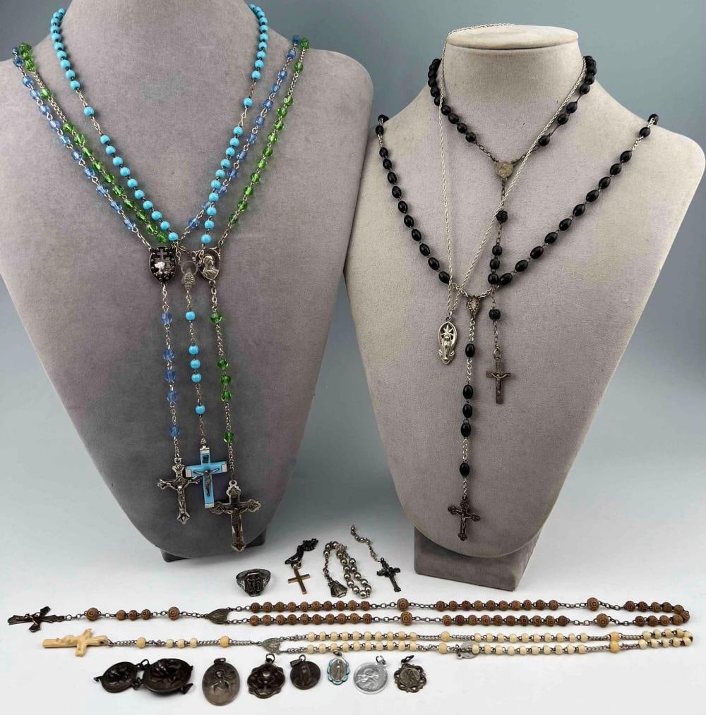Rosaries & Silver Religious Charms (1 of 17)