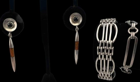 Sterling Silver Bracelets & Earrings