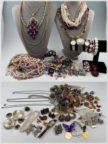 Lot Of Vintage Costume Jewelry