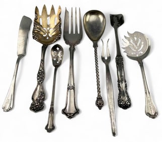 Silver Flatware & Serving Pieces Including Tiffany & Co.