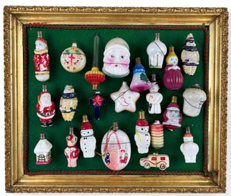 Collection Of Vintage Figural Christmas Lights