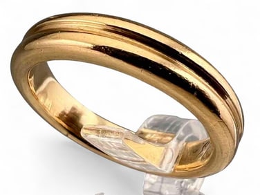 14K Yellow Gold Double Band Ring