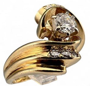 14K Diamond Ring, Approximate 1/2 Carat