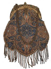 Antique Micro-Beaded Evening Bag