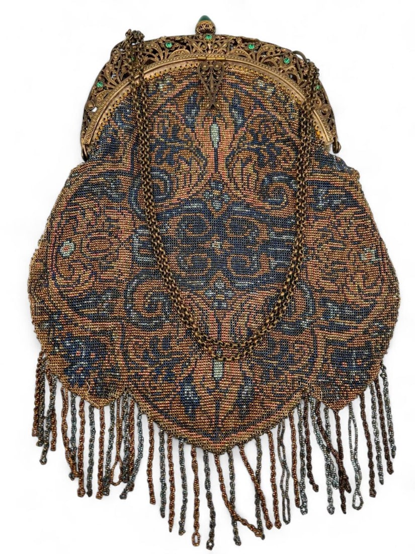 Antique Micro-Beaded Evening Bag (1 of 12)