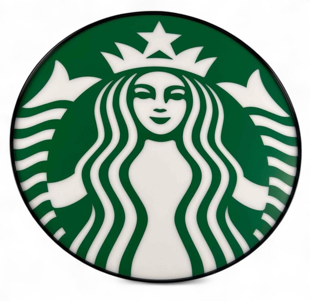 Starbucks Light Up Store Sign: Starbucks Light Up Advertising Sign. Approximately 18.25W x 3.375D in.