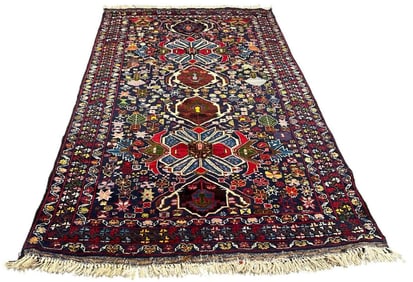 Hand Knotted Blue Persian Rug