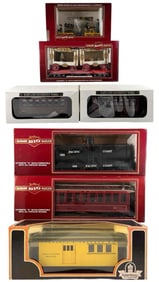 Bachmann Big Haulers & Hartland Locomotive Works G Scale Train Cars With Original Boxes