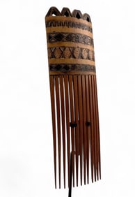 Papua New Guinea, Torres Strait, Bamboo Hair Comb