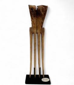 African Swazi Bone Hair Comb
