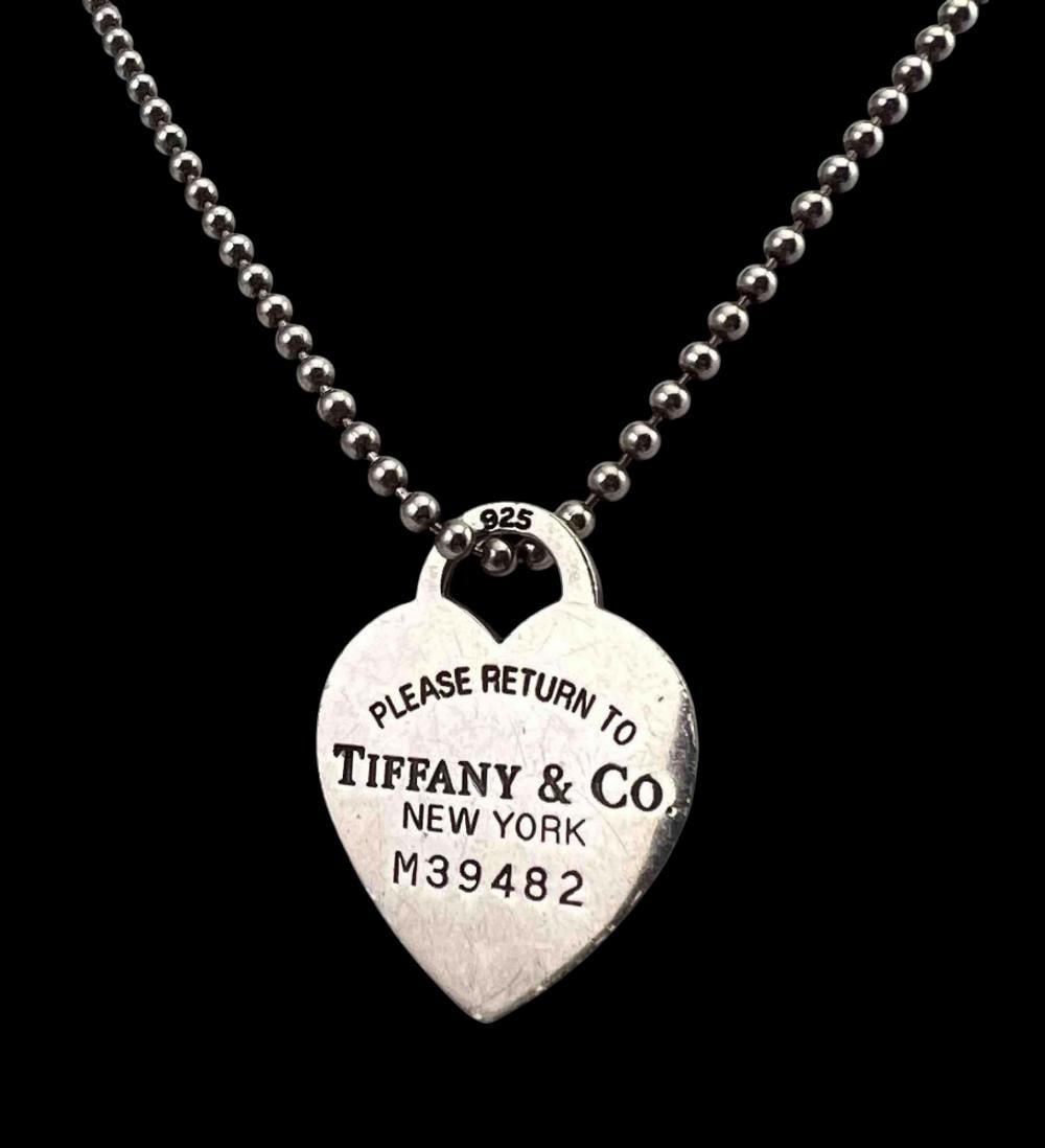 Tiffany & Co. Sterling Silver Heart Necklace (1 of 8)