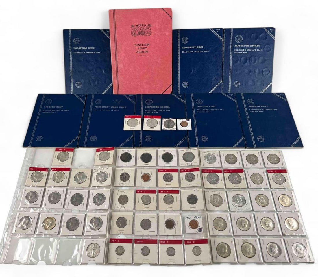 Collection Of U.S. Coins, Including Silver, 1826-1982 (1 of 16)