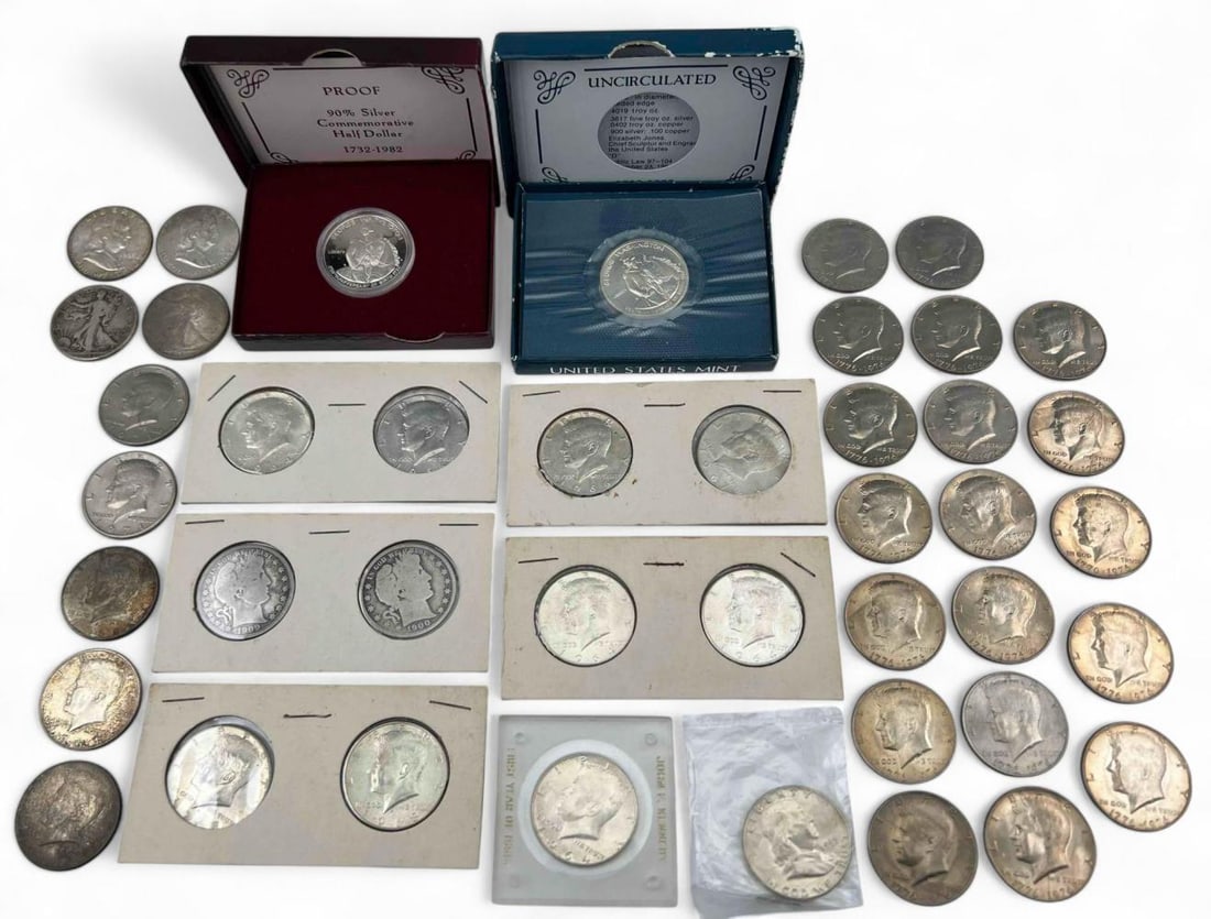 U.S. Half Dollar Coins, 1900-1982 (1 of 5)