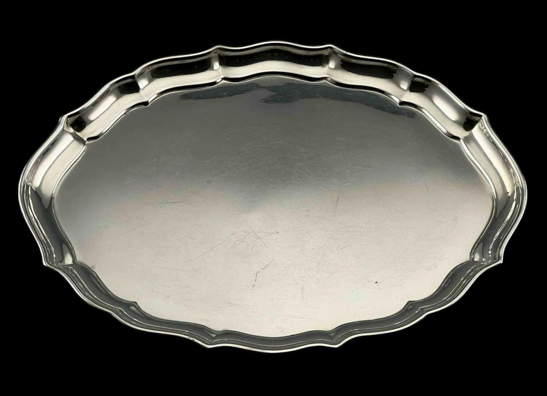 Gorham Chippendale Pattern Sterling Silver Plate (1 of 7)