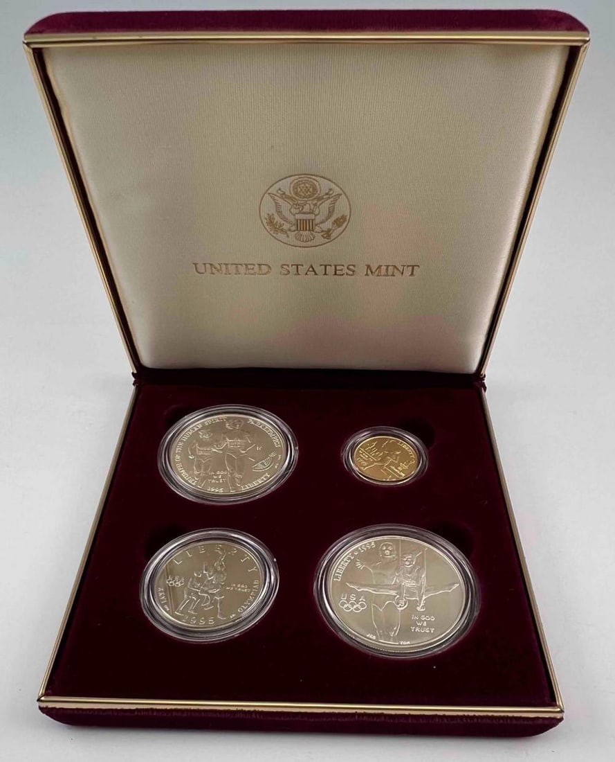 United States 1995 Olympic Gold & Silver Coins (1 of 6)