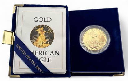 1986 American Eagle One Ounce Fifty Dollar Gold Bullion Coin