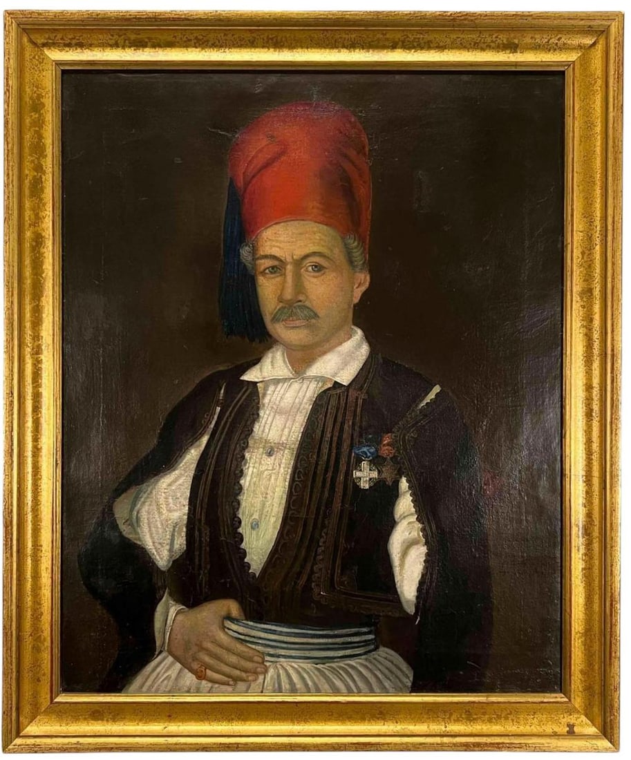 Portrait Of Turkish Man, 20th Century, Oil On Canvas (1 of 11)