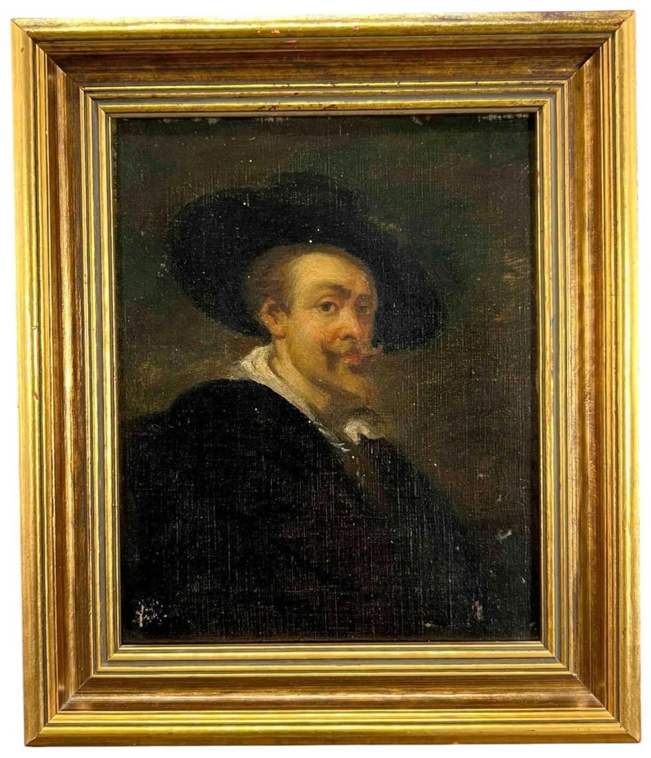 After Peter Paul Rubens, Self Portrait, Oil On Canvas (1 of 10)
