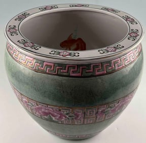 Chinese Porcelain Fish Bowl