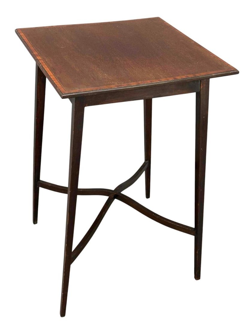 19th Century Mahogany Occasional Table: 19th Century Mahogany Occasional Table. Approximately 27.75H x 17.5W in.