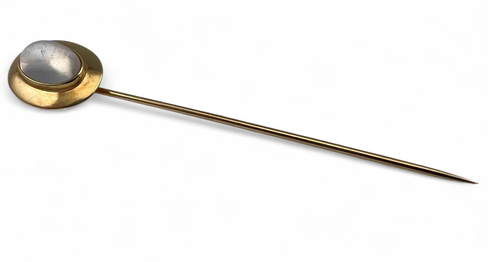 Antique 14K Moonstone Stickpin (1 of 7)