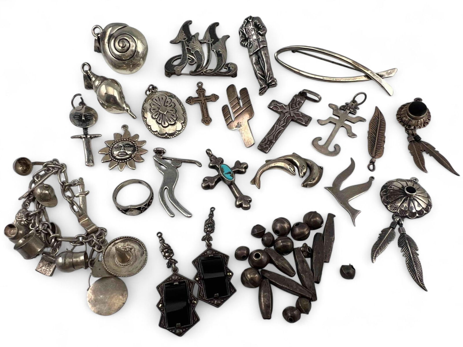 Vintage Sterling Silver Jewelry (1 of 13)