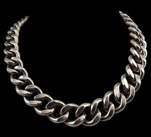 Ralph Lauren Sterling Silver Collar Necklace