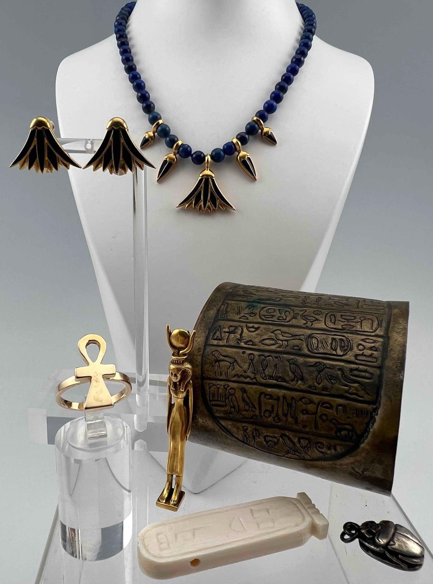 Grouping Of Egyptian Revival & Museum Reproduction Costume Jewelry (1 of 18)