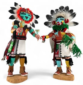 Two Large Vintage Hopi Kachinas