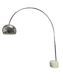 Mid Century Modern Chrome Arc Lamp
