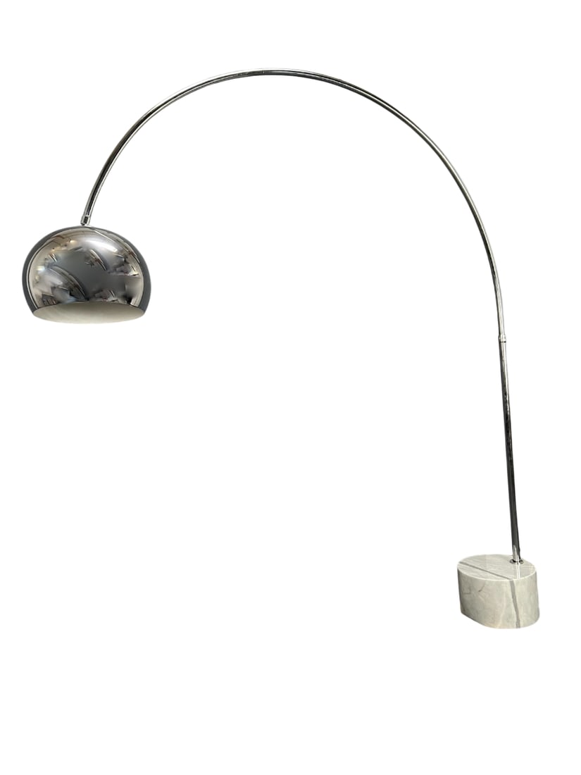 Mid Century Modern Chrome Arc Lamp (1 of 9)