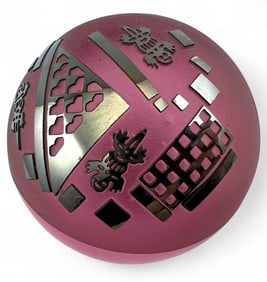 Southwestern Art Glass Paperweight