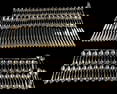 Gorham Golden Medici Sterling Silver Flatware Set, 186 Piece