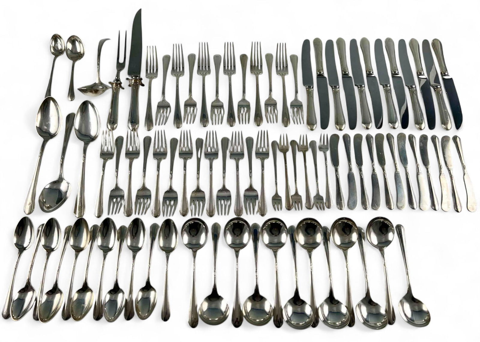 Towle Lady Diana Art Deco Sterling Silver Flatware (1 of 20)