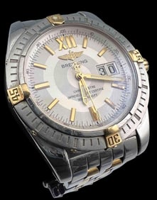Breitling Cockpit Windrider Gold & Stainless Steel Watch, B49350