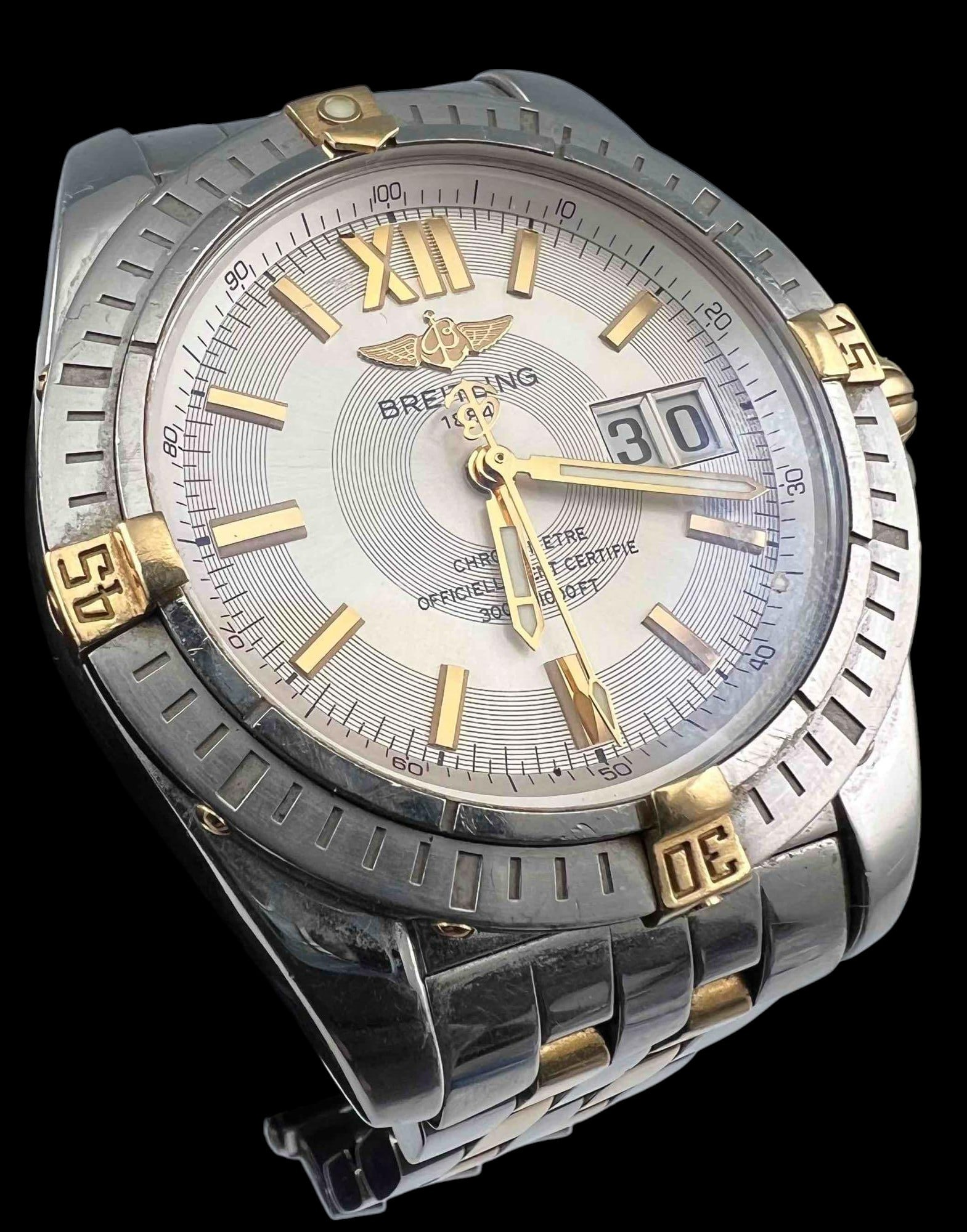 Breitling Cockpit Windrider Gold & Stainless Steel Watch, B49350 (1 of 8)