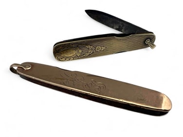 14K, 10K Pocket Knives